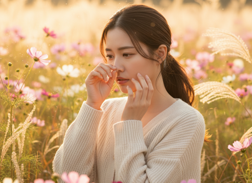 秋の肌荒れ・鼻水にご用心！見過ごされがちな「秋の花粉」とその対策