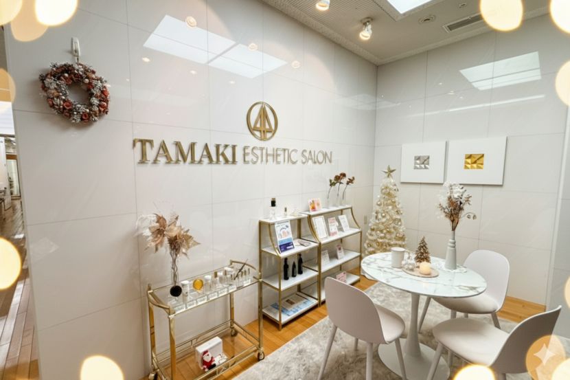 心ときめくクリスマスシーズン到来！玉樹エステティックサロンのホリデー空間へようこそ