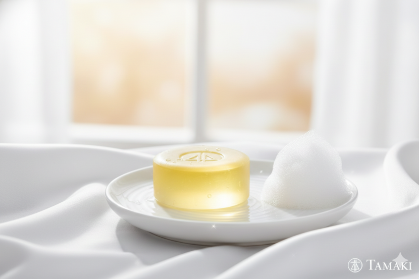 まるで「泡の美容液」！タマキ スペシャルサンソープで叶える、しっとり潤う透明肌