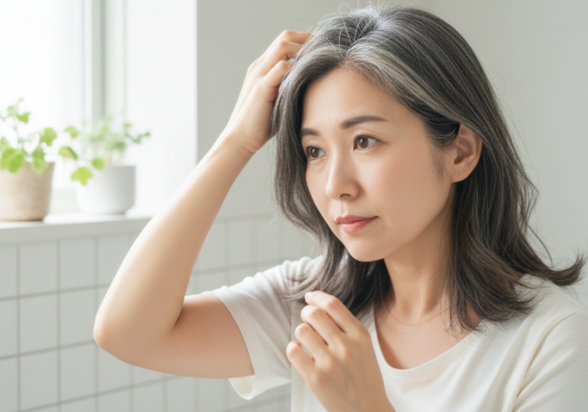 白髪ができるメカニズムとは？美しい髪を保つための基礎知識