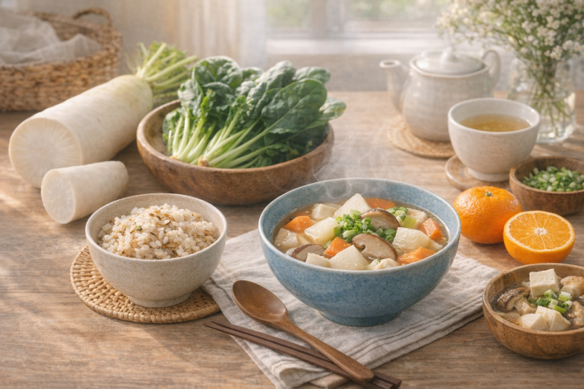 2月の旬の食材で整える冬の健康習慣  ― 体の内側から春の準備を ―