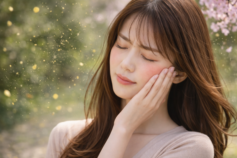 花粉による肌荒れの原因と正しい対処法とは？